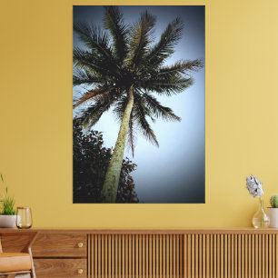 Palm trees canvas print