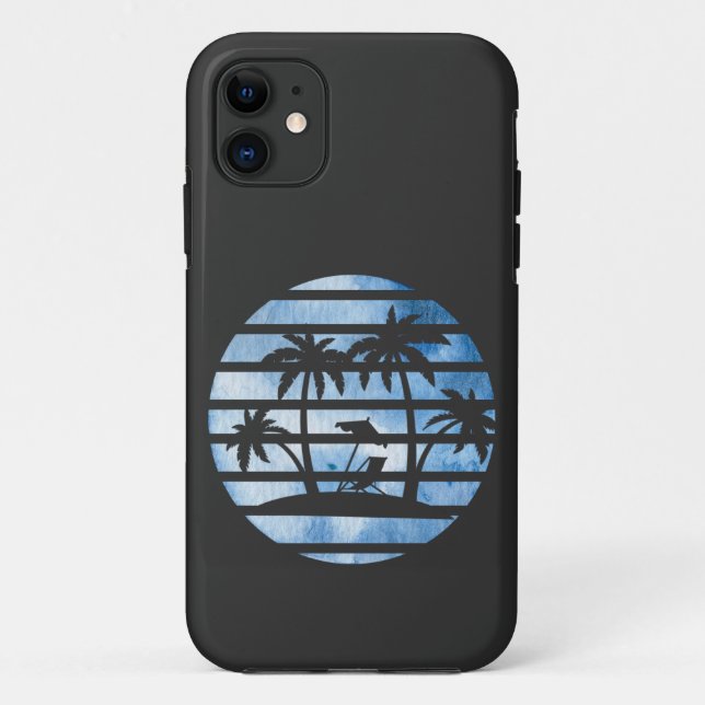 PALM TREES Case-Mate iPhone CASE (Back)