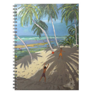 Palm trees Clovelly beach Barbados 2013 Notebook