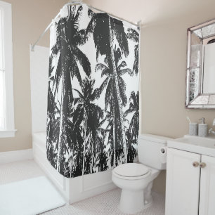 Palm Trees Design Shower Curtain