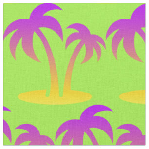 Palm Trees Fabric,green Fabric