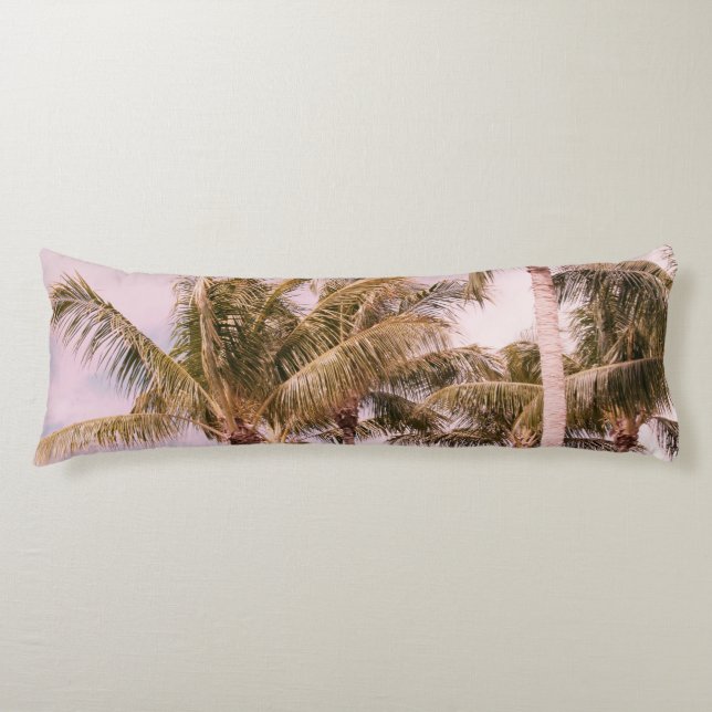 Palm Trees Finesse #1 #tropical Body Pillow (Front)