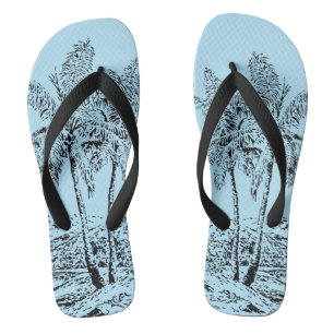Palm Tree's Flip Flops