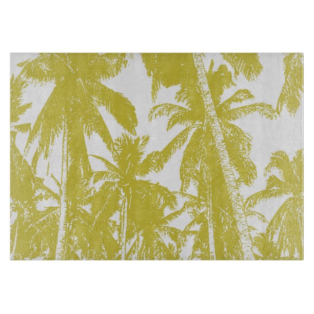 Palm Trees in a Posterised Design Cutting Board (Front)