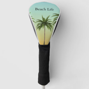 Palm Trees in a Row, beach life               Golf Head Cover