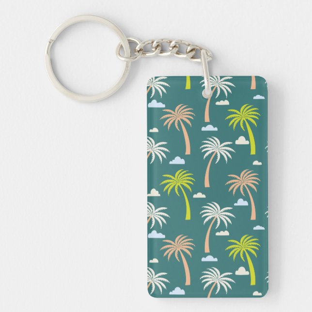 Palm Trees Keychain (Front)