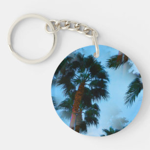 Palm trees keychain