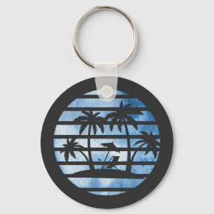 PALM TREES KEYCHAIN