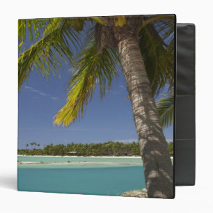 Palm trees & lagoon, Musket Cove Island Resort Binder