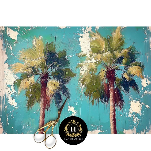 Palm Trees Los Angeles California Decoupage  Tissue Paper (Creator Uploaded)