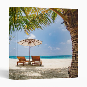 Palm Trees Moody Sky Binder