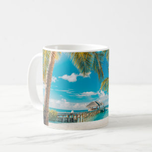 Palm Trees on A Beautiful Sunset Coffee Mug