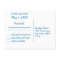 Palm Trees On Beach Wedding RSVP Postcards