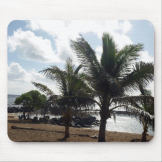 Palm Trees on the Beach Mouse Pad