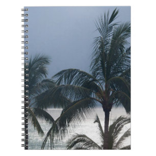 Palm Trees On The Beach Notebook