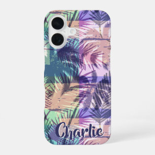 Palm Trees Pattern custom name phone cases