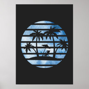 PALM TREES POSTER