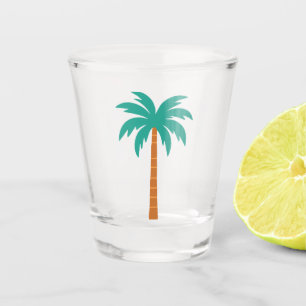 Palm Trees Shot Glass