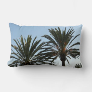Palm Trees Sky Photo Lumbar Pillow
