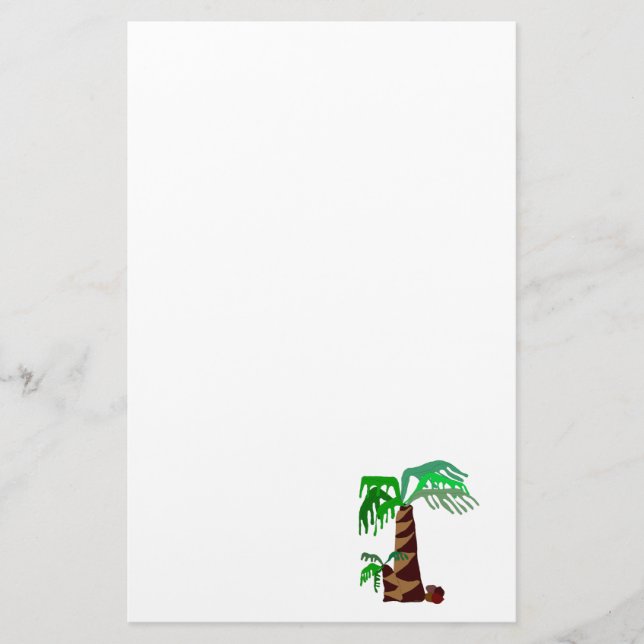 Palm  Trees Stationary Stationery (Front)