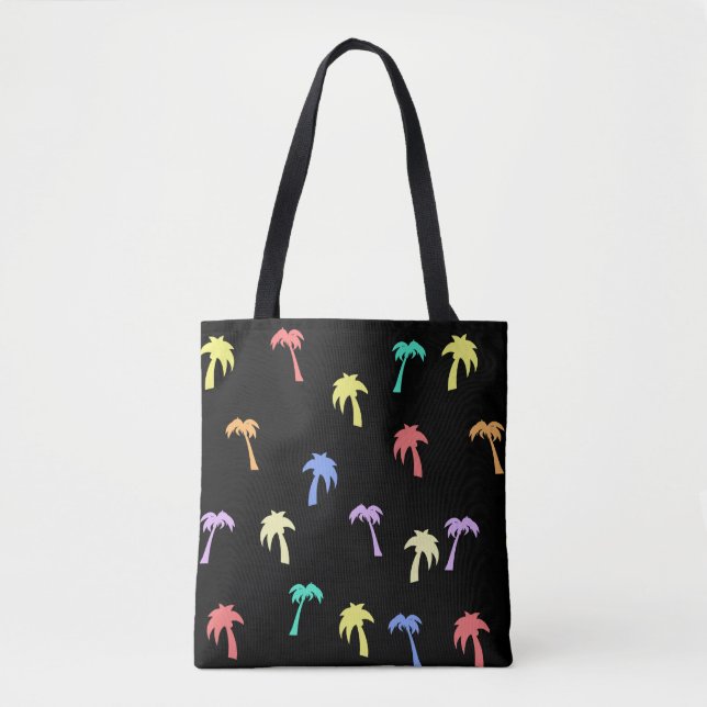 Palm Trees Sunny Tote Bag (Front)