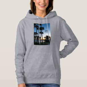 Palm Trees Sunrise Destin Florida Women's Hoodie