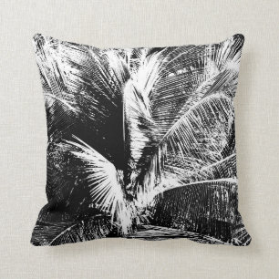 Palm Trees Throw Pillow