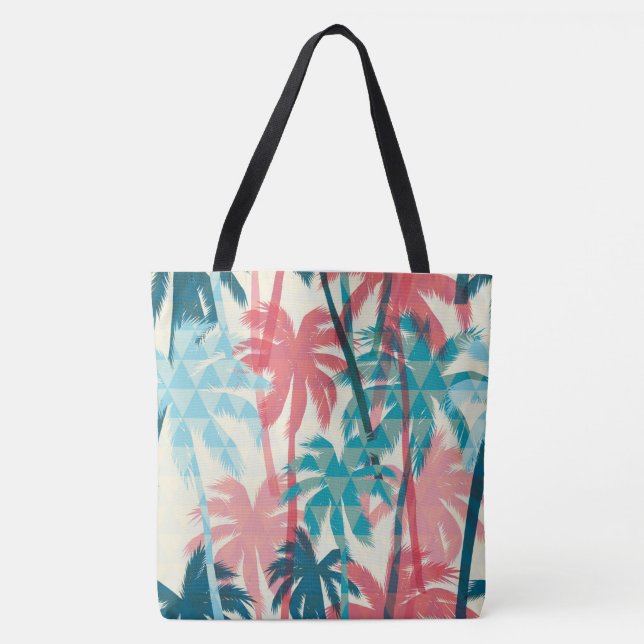 Palm Trees Tote Bag (Front)