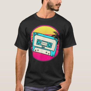 Palm Trees Vaporwave Synthwave 80s Music Tropical T-Shirt