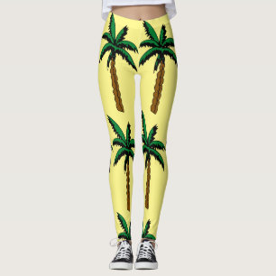 PALM TREES YOGA PANTS