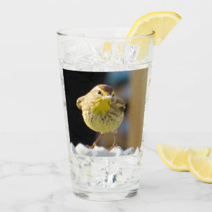 Palm Warbler - Backyard Bird Series -  Glass