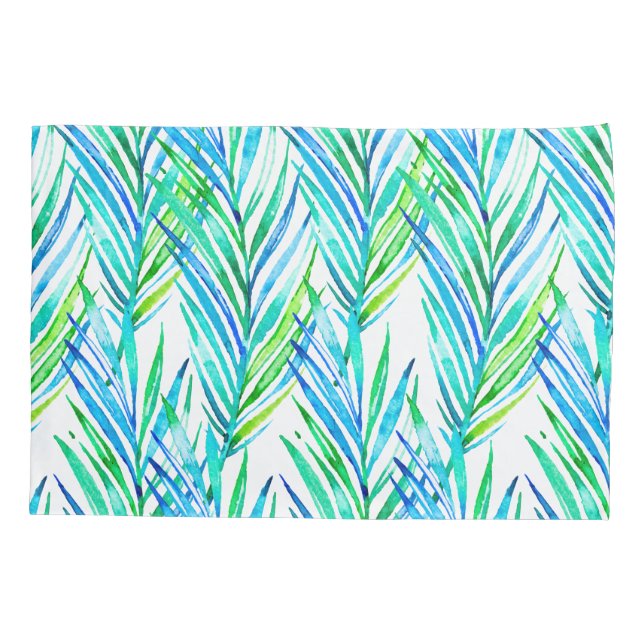 Palm Whisperer Hawaiian Tropical Cool Pillowcase (Back)