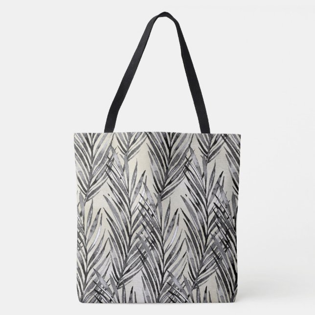 Palm Whisperer Hawaiian Tropical Neutral Tote Bag (Front)