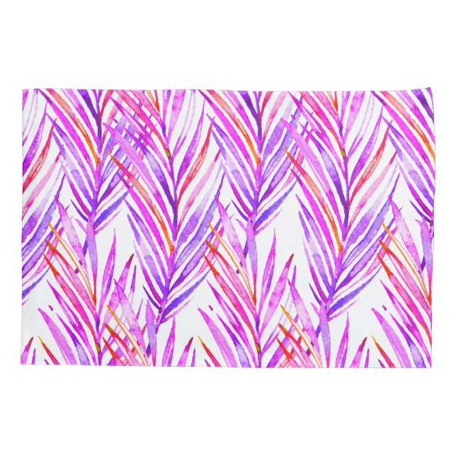 Palm Whisperer Hawaiian Tropical Warm Pillowcase (Back)