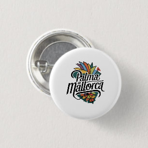 Palma de Mallorca 1 Inch Round Button