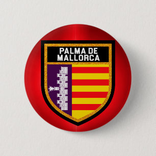 Palma de Mallorca Flag 2 Inch Round Button