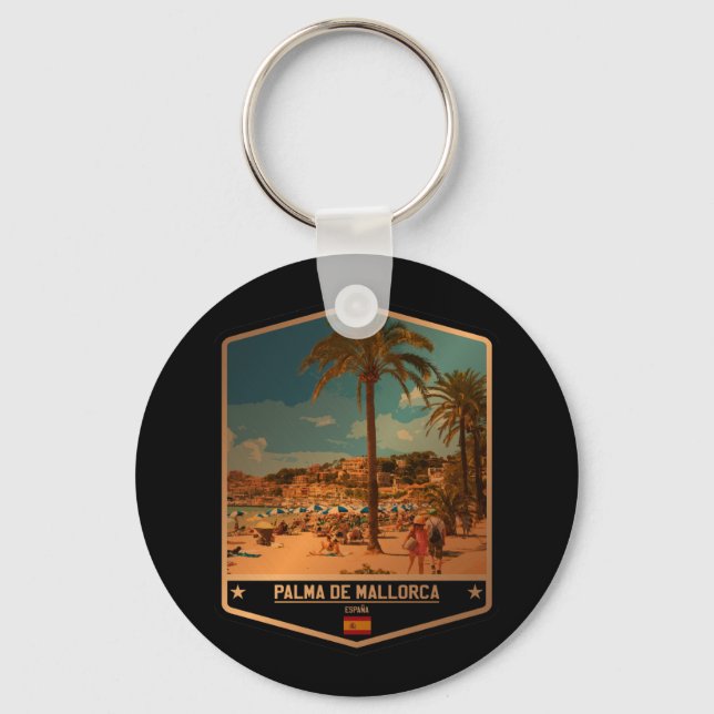 Palma de Mallorca Keychain (Front)