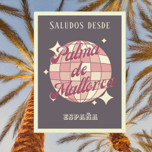 Palma de Mallorca Majorca España retro Postcard