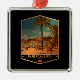 Palma de Mallorca Metal Ornament