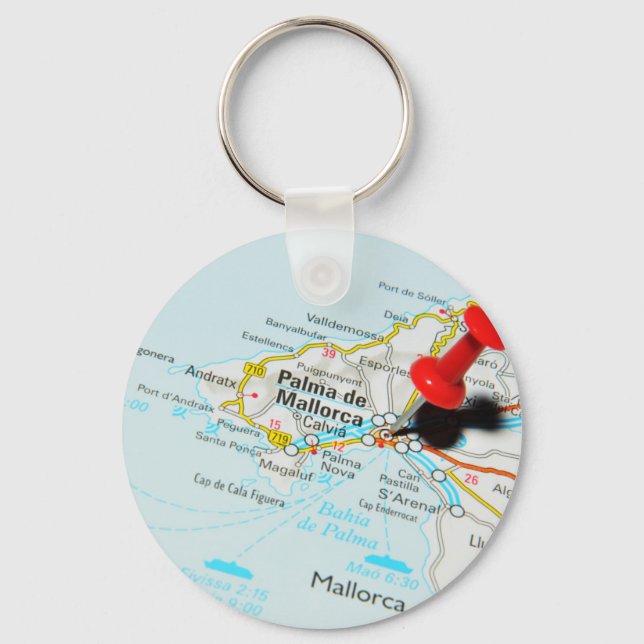 Palma de Mallorca, Spain Keychain (Front)