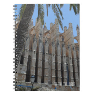 Palma Gothic Cathedral Majorca Spain Souvenir Notebook