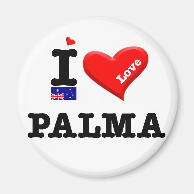 PALMA - I Love Magnet (Front)