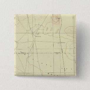 Palmdale quadrangle showing San Andreas Rift 2 Inch Square Button