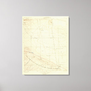 Palmdale quadrangle showing San Andreas Rift Canvas Print