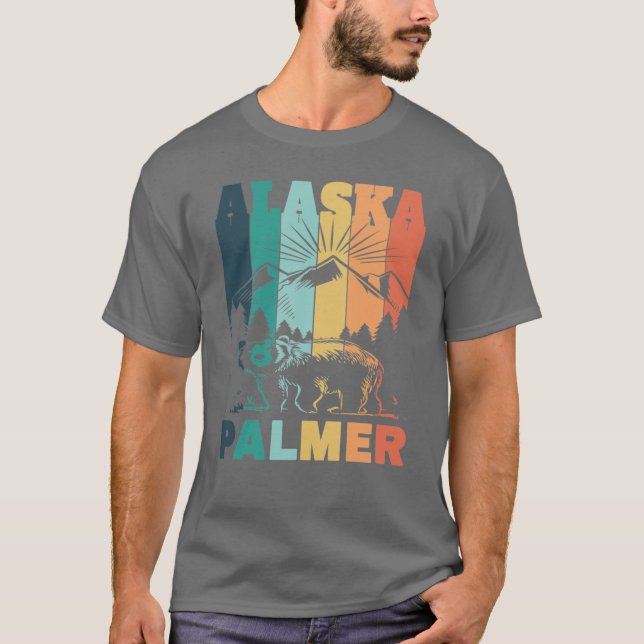 Palmer Alaska Mountain View T-Shirt (Front)