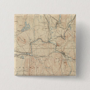 Palmer, Massachusetts 2 Inch Square Button