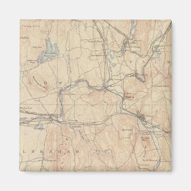 Palmer, Massachusetts Magnet (Front)