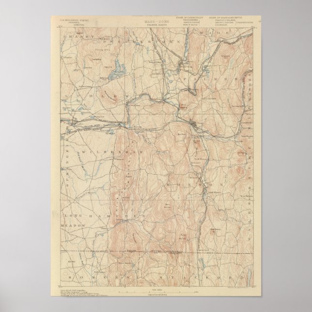 Palmer, Massachusetts Poster (Front)