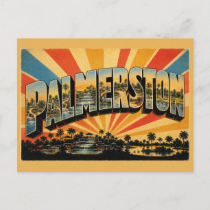 Palmerston NT Australia Tropical Parkland Vintage  Postcard