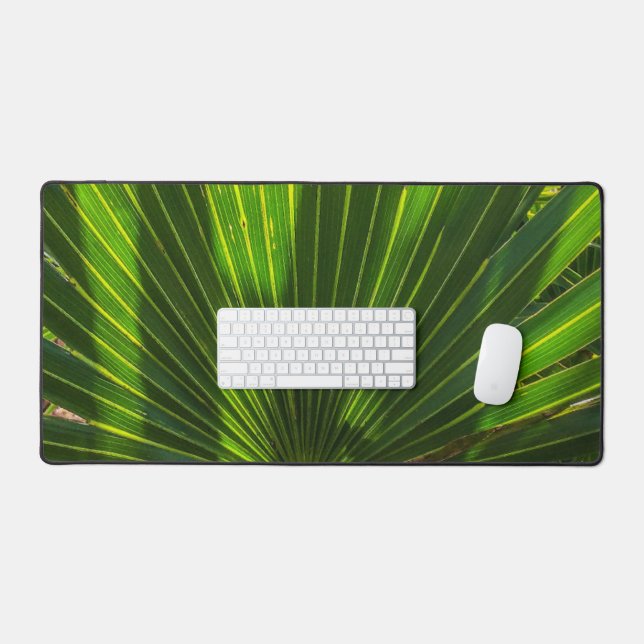 Palmetto Shadows on Palmetto Desk Mat (Keyboard & Mouse)